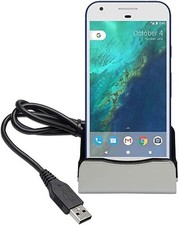 Desktop Dock Type-C USB Charging Charger Data Cradle Stand Station 2024✔SILVER