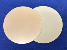 70mm Diameter Round Disc Silver Mirror Glass 1mm Thickness Vanity Compact Craft