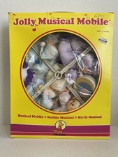 Vintage 1980’s Jolly Jumper CLOWN musical mobile in box with original receipt