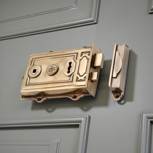 Aged brass davenport - aged,