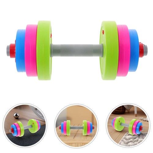 Kids barbell weight set - barbell,