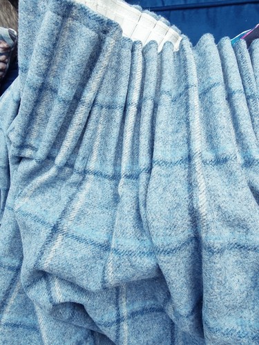 Pure 100 wool tweed tartan - pure, 100%