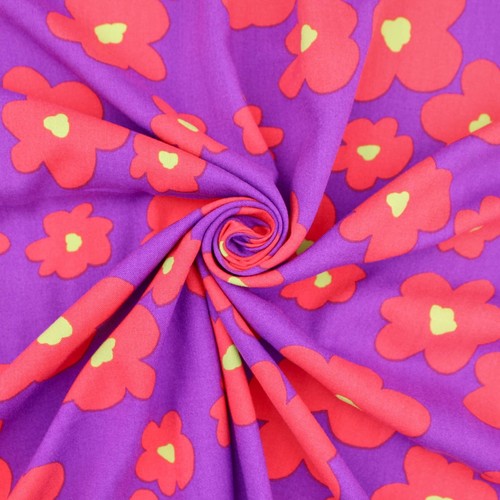Kim printed viscose challis - printed,