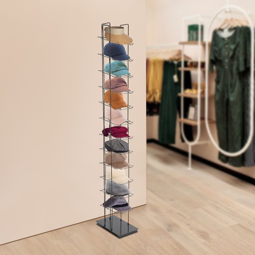 Hat display rack - 12, metal