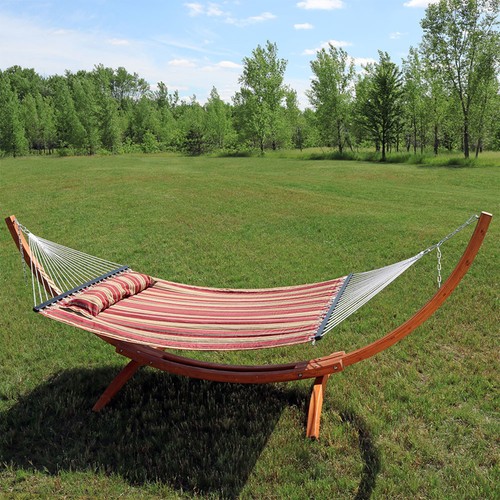 Quilted fabric hammock with - hammock,
