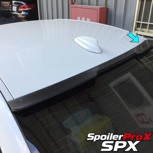 Rear window roof spoiler - rear,