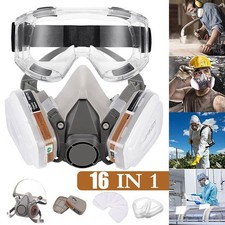 Gas Mask Full Face Paint Spray