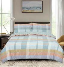 Vantona Easy Living Range Purity Plaid Duvet Cover Set - Multi | Nostalgic Charm