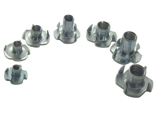 Nuts zinc plated four - t-nuts,