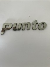 Fiat Punto Badge Rear Letters