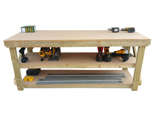 Wooden mdf top workbench - mdf,