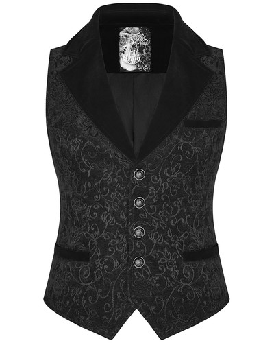 Punk rave mens vest - mens, waistcoat