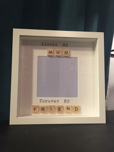 Scrabble photo frame - frame, always