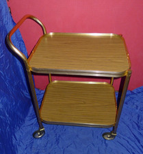 Vintage 2 tier tea trolley