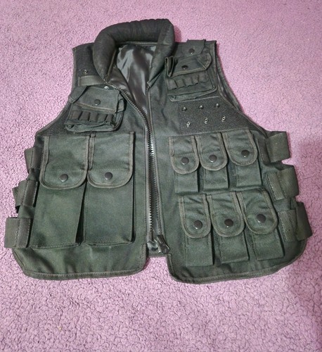 Black tactical vest for - black,