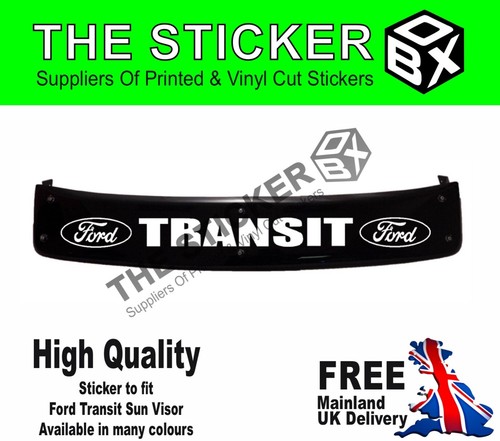 Sun visor transit solid - transit, text