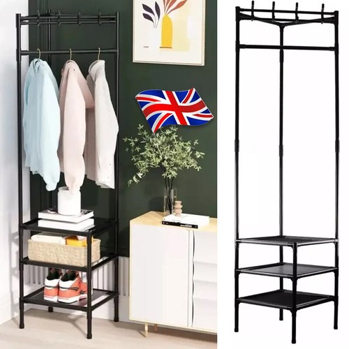 Corner coat stand metal - stand,