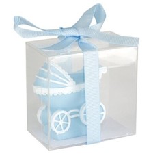 Baby Blue Pram Candle