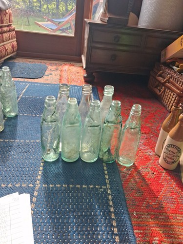 Vintage bottles from grimsby - bottles,