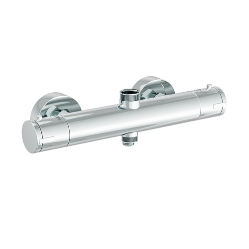Round chrome thermostatic - round,
