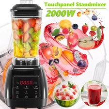 2000W Stand Mixer LED Multifunctional Smoothie Maker Blender 2L Blender Touch Panel