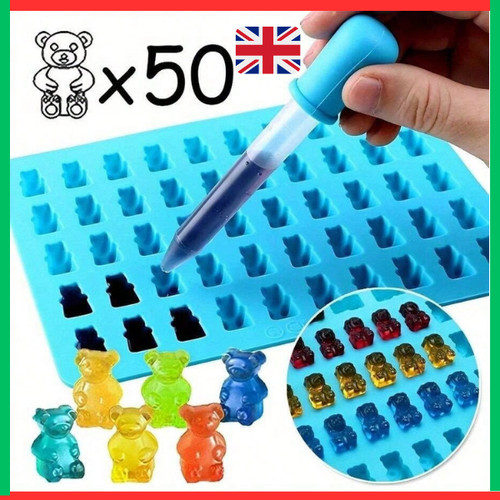 Grids gummy bear silicone - bear,