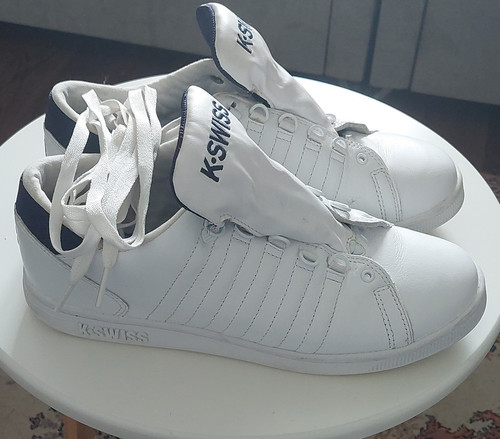 Swiss men white blue - white/blue, low
