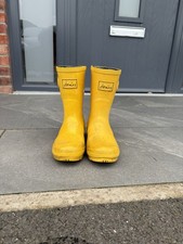 Joules Yellow Wellington Boots