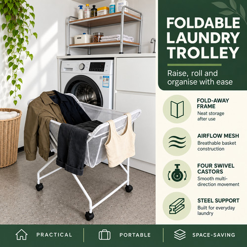 Bend laundry trolley - no,