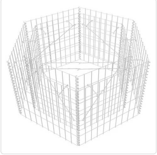 Hexagonal gabion raised bed - gabion,