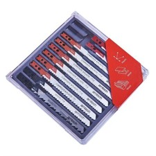 10pc Jigsaw Blades Set Black &