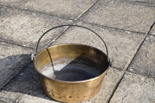 Brass preserving pan - preserving,