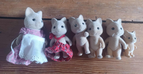 Vintage sylvanian families cat - sylvanian,