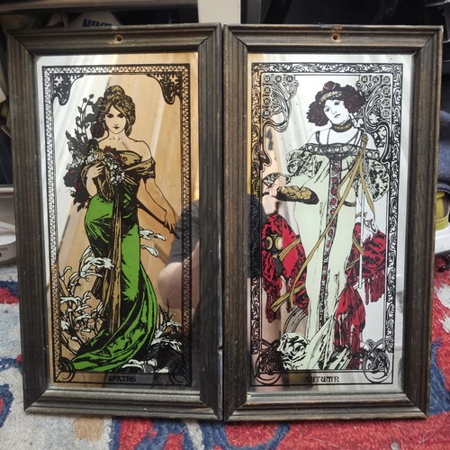 Vintage alphonse mucha four - 2x,