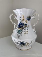 Royal Tara Cornflower Pattern Bone China Vase