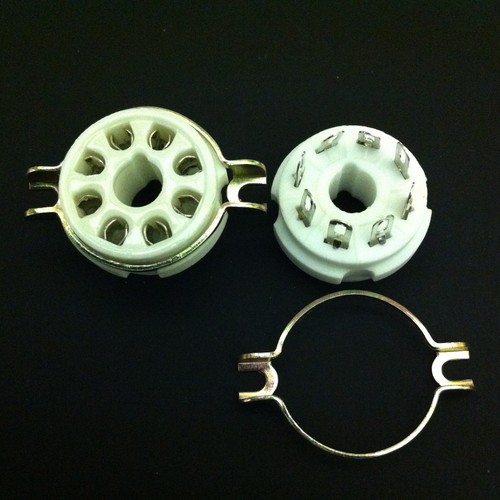 Pin octal chassis mount - 8,