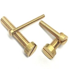 CHEESE MACHINE SCREWS SOLID BRASS SLOTTED SLOT CHEESE HEAD BOLTS M1.6 M2 M2.5