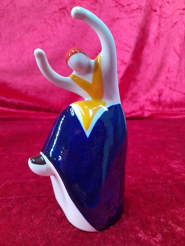 Porcelain figure dancer - figure,