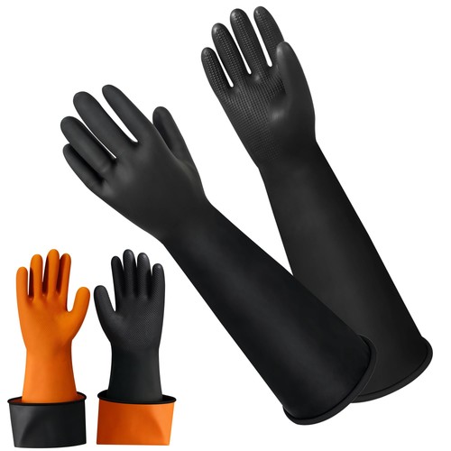Heavy duty rubber gloves - heavy,