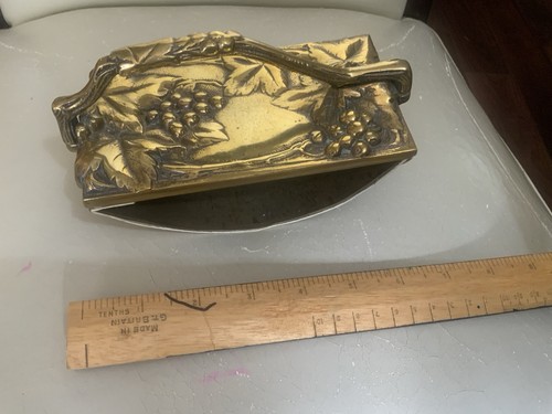 Antique brass ink blotter - antique,