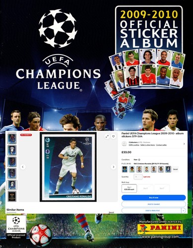 Panini uefa champions league - panini,