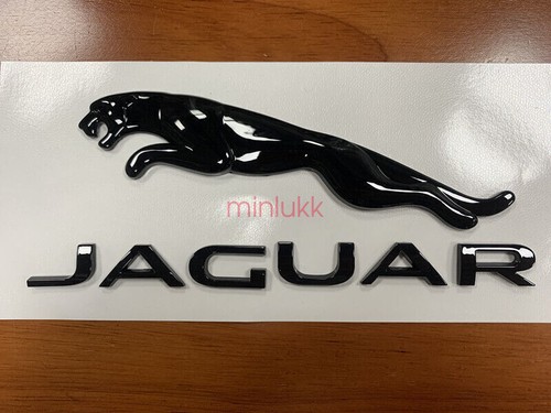 Glossy black jaguar logo - glossy,