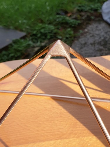 Solid capstone copper pyramid - capstone,