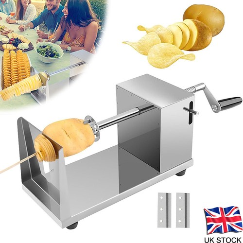 Spiral potato slicer chipper - potato,