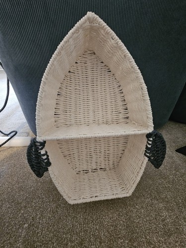 Wicker wall shelf boat - wicker,