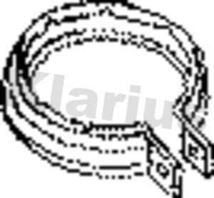 Klarius exhaust clamp - klarius,