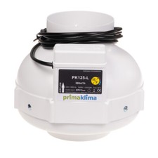 Pipe fan prima climate 360 m³ - 125 mm - grow box, exhaust, AKF