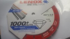 lenox 357mm chop saw diamond metal cutter dewalt dw872 dw871 d28700