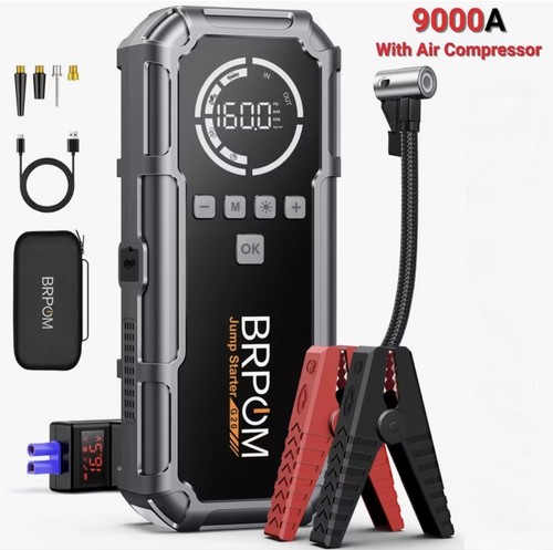 9000a jump starter power pack - jump,