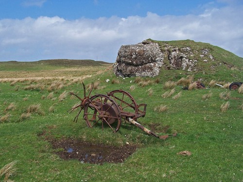 Photo 6x4 abandoned - hay, turner